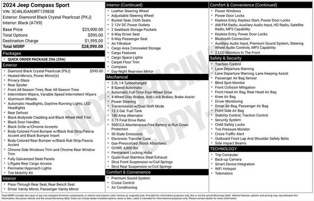 2024 Jeep Compass Sport 4x4