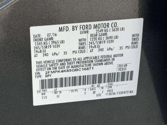 2016 Ford Edge Titanium