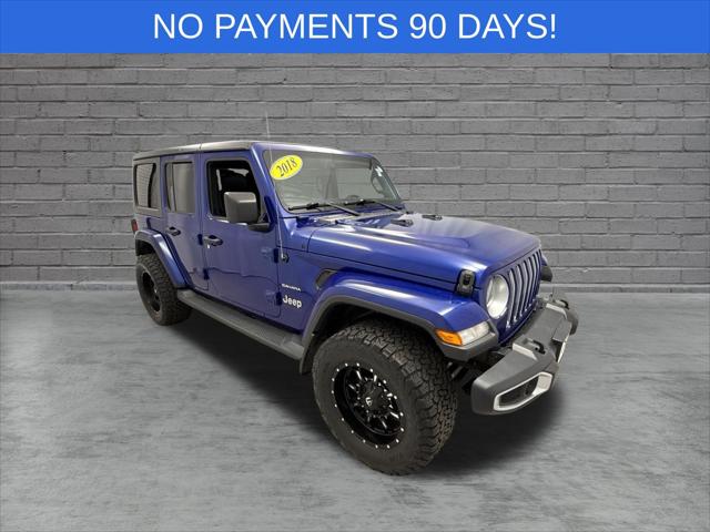 2018 Jeep Wrangler Unlimited Sahara for sale in Portage, WI
