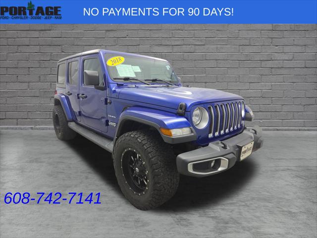 2018 Jeep Wrangler Unlimited Sahara for sale in Portage, WI