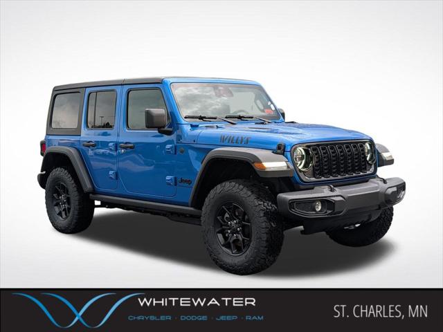 2026 Jeep Wrangler 4-Door Willys 4x4 for sale in St Charles, MN