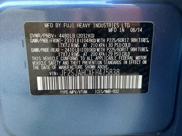 2015 Subaru Forester 2.5i Limited