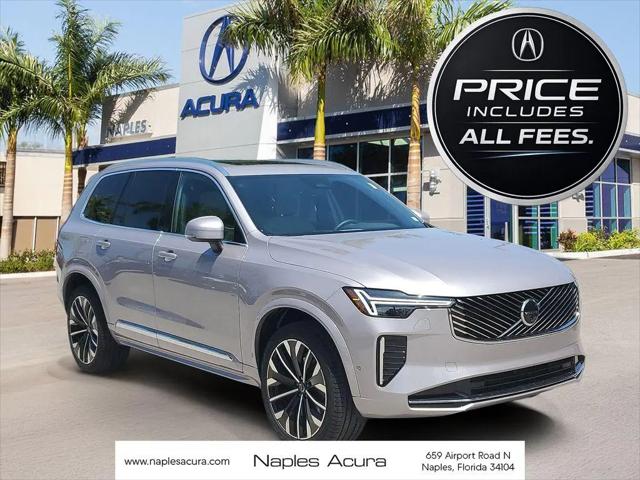 2026 Volvo XC90 Plus, B6 AWD Gas (mild hybrid), Gasoline, Bright, 7 Seats for sale in Naples, FL