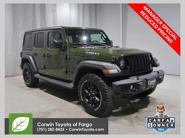 2021 Jeep Wrangler Willys 4x4 for sale in Fargo, ND
