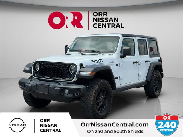 2024 Jeep Wrangler 4-Door Willys 4x4 for sale in Oklahoma City, OK