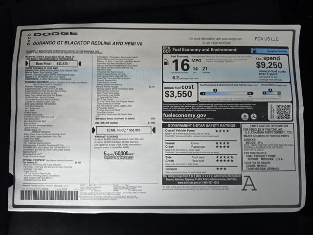 2026 Dodge Durango GT Plus AWD HEMI V8