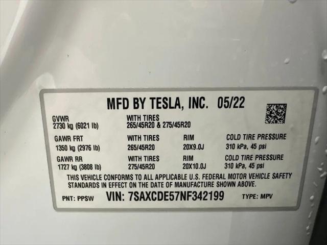2022 Tesla Model X Dual Motor All-Wheel Drive