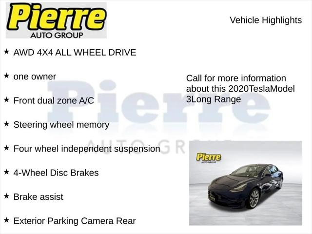 2020 Tesla Model 3 Long Range Dual Motor All-Wheel Drive