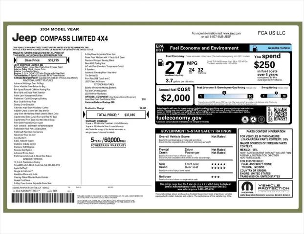 2024 Jeep Compass Limited 4x4