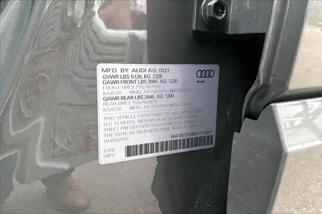 2021 Audi Q3 Premium Plus 45 TFSI S line quattro Tiptronic