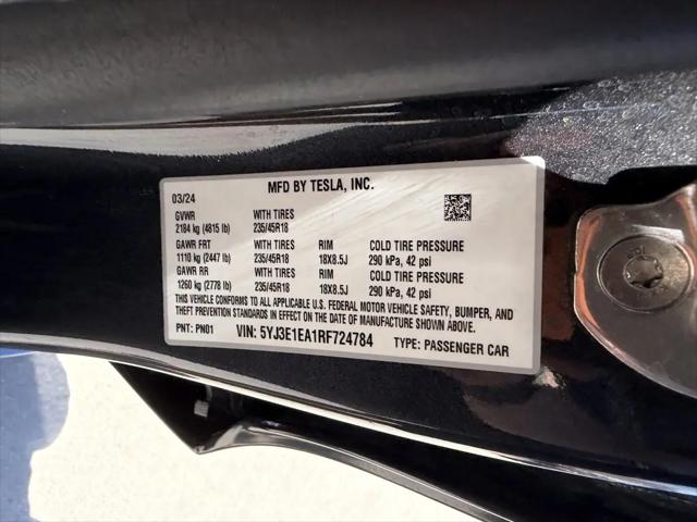 2024 Tesla Model 3 Standard