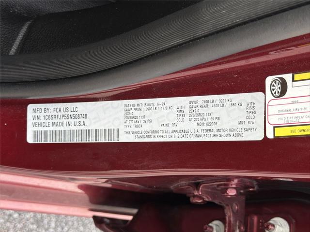 2025 Ram 1500 Laramie Crew Cab 4x4 5'7" Box