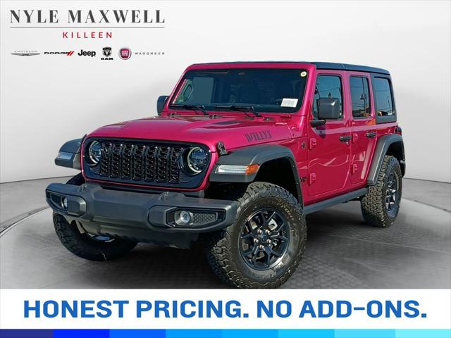 2026 Jeep Wrangler 4-Door Willys 4x4 for sale in Killeen, TX