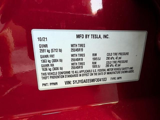 2021 Tesla Model Y Long Range Dual Motor All-Wheel Drive