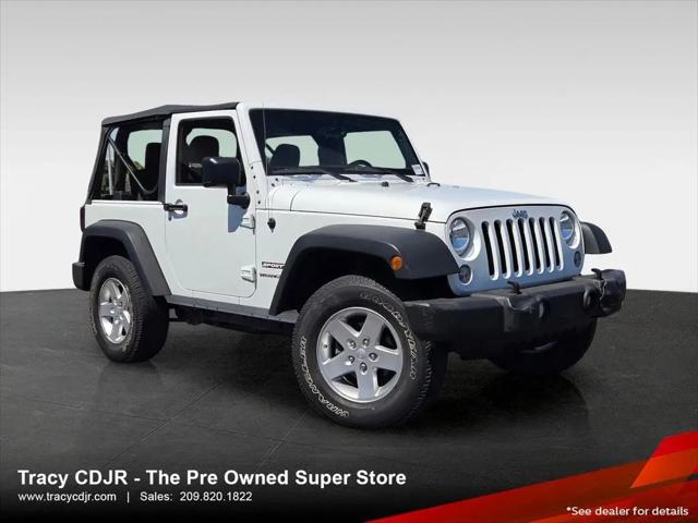 2016 Jeep Wrangler Sport for sale in Tracy, CA