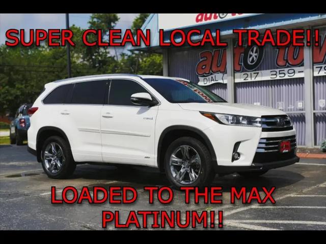 2019 Toyota Highlander Hybrid Limited Platinum for sale in Champaign, IL