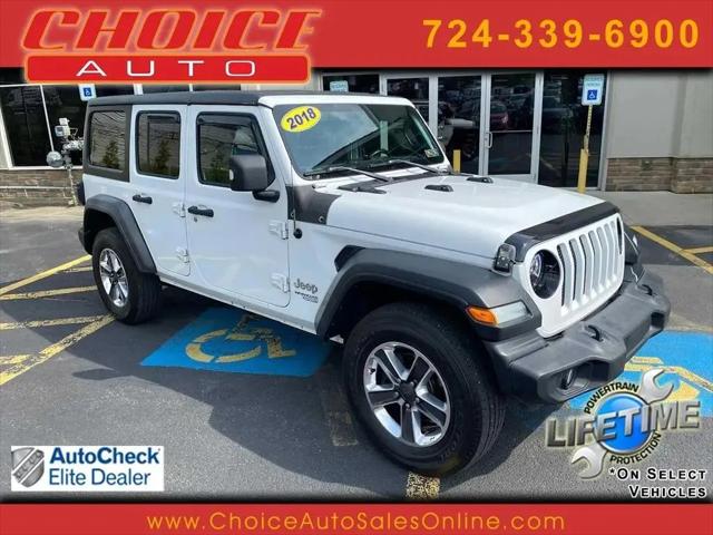 2018 Jeep Wrangler Unlimited Sport S 4x4 for sale in Murrysville, PA