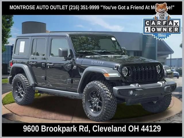 2024 Jeep Wrangler 4-Door Willys 4x4 for sale in Cleveland, OH