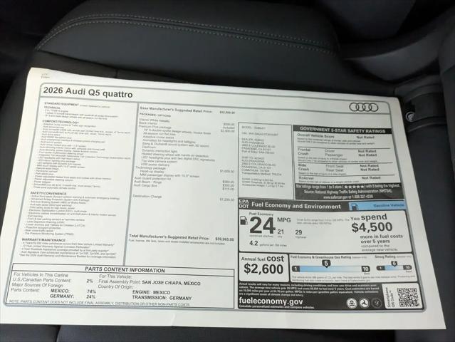 2026 Audi Q5 Premium Plus TFSI quattro S tronic