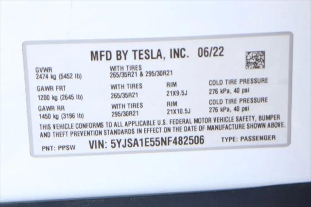 2022 Tesla Model S Dual Motor All-Wheel Drive