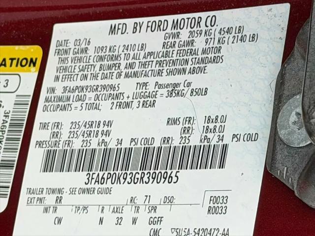 2016 Ford Fusion Titanium