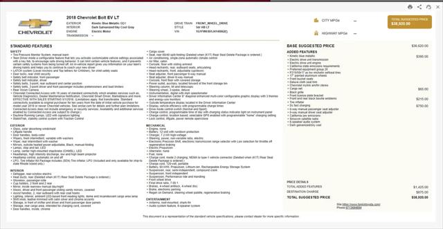 2018 Chevrolet Bolt EV LT for sale in Portland, OR
