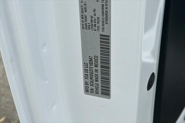 2026 Ram ProMaster 2500 Cargo Van Tradesman High Roof 159 WB w/Pass Seat