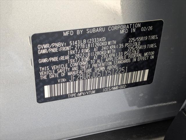 2026 Subaru Outback Touring XT