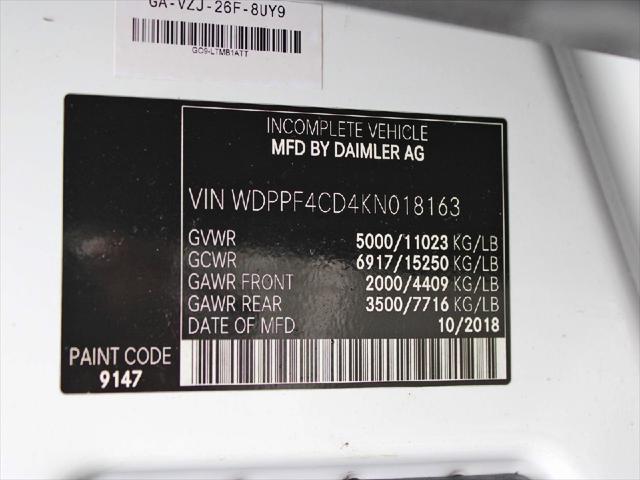 2019 Freightliner Sprinter Unknown