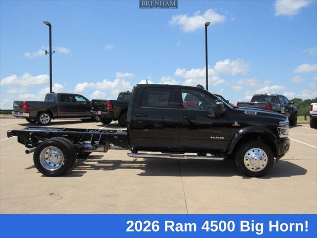 2026 RAM 4500 Chassis RAM 4500 BIG HORN CHASSIS CREW CAB 4X4 60 CA