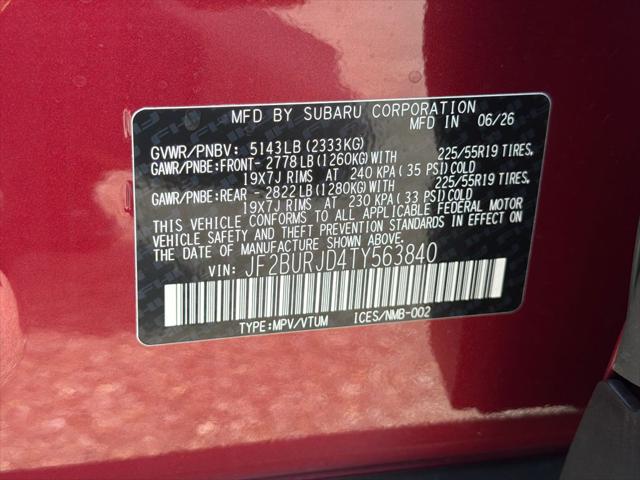 2026 Subaru Outback Touring XT
