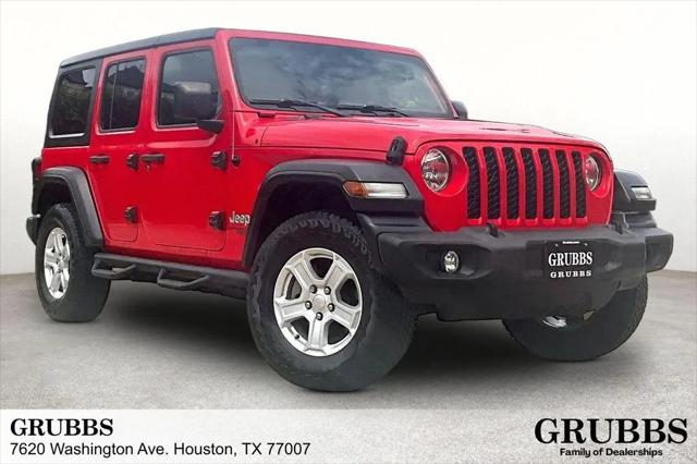 2019 Jeep Wrangler Unlimited Sport S 4x4 for sale in Houston, TX