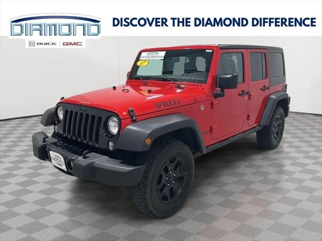 2017 Jeep Wrangler Unlimited Willys Wheeler for sale in Alexandria, MN