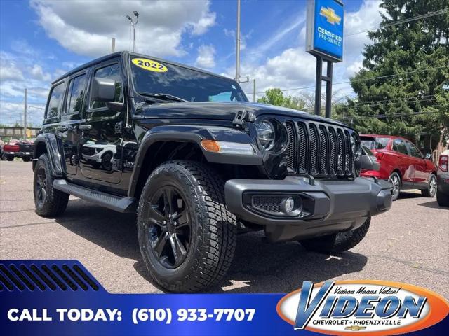 2022 Jeep Wrangler Unlimited Sahara Altitude 4x4 for sale in Phoenixville, PA