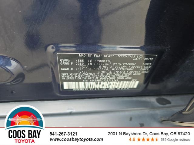 2013 Subaru Outback 2.5i Limited