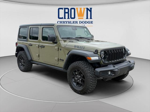 2025 Jeep Wrangler 4-Door Willys 4x4 2025 Jeep Wrangler 4-Door Willys 4x4