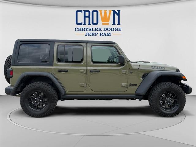 2025 Jeep Wrangler 4-Door Willys 4x4 2025 Jeep Wrangler 4-Door Willys 4x4
