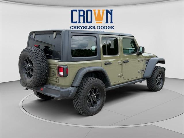 2025 Jeep Wrangler 4-Door Willys 4x4 2025 Jeep Wrangler 4-Door Willys 4x4