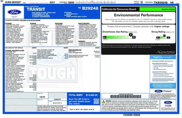2026 Ford Transit Cargo Van T-350 HD