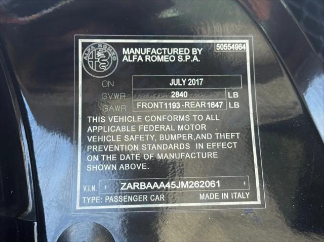 2018 Alfa Romeo 4C Coupe