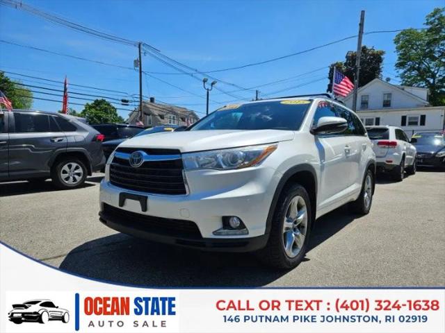 2015 Toyota Highlander Limited Platinum V6 for sale in Johnston, RI