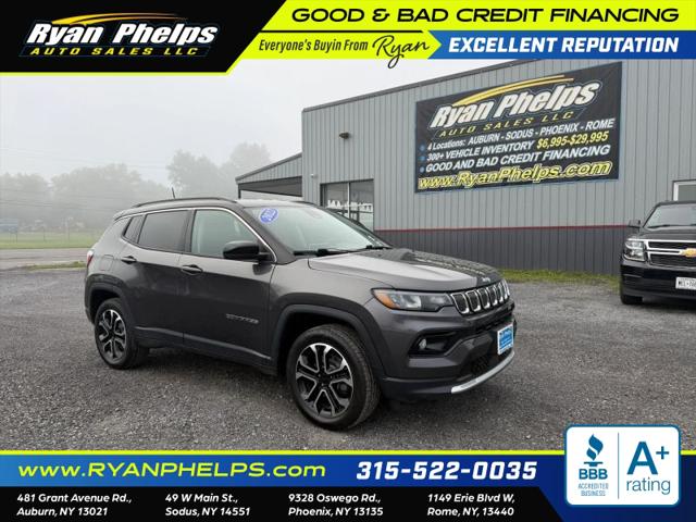 2022 Jeep Compass Limited 4x4 for sale in Auburn, NY