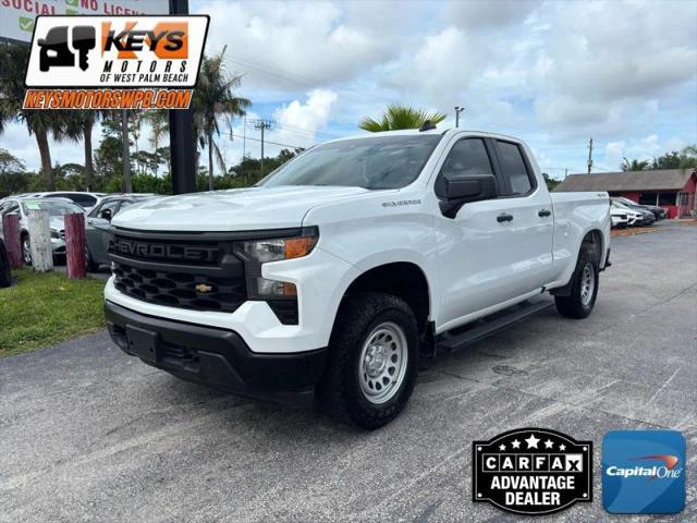 2022 Chevrolet Silverado 1500 4WD Double Cab Standard Bed WT for sale in West Palm Beach, FL