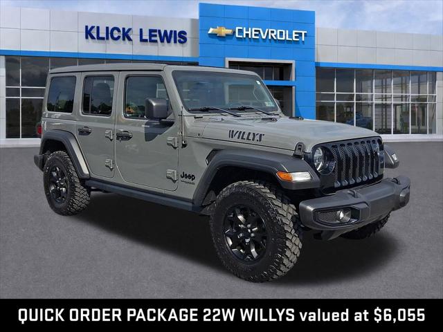 2021 Jeep Wrangler Willys 4x4 for sale in Palmyra, PA
