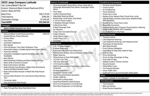 2023 Jeep Compass Latitude 4x4