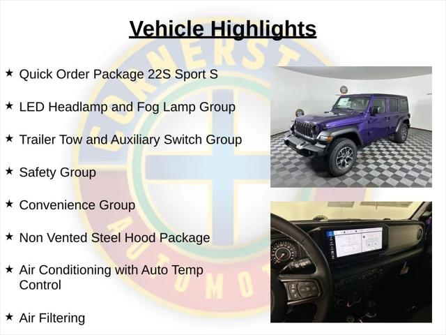 2026 Jeep Wrangler WRANGLER 4-DOOR SPORT S