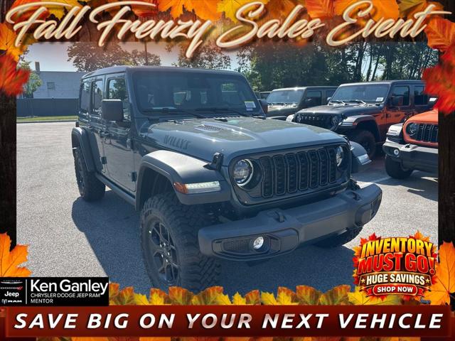 2026 Jeep Wrangler WRANGLER 4-DOOR WILLYS 2026 Jeep Wrangler WRANGLER 4-DOOR WILLYS