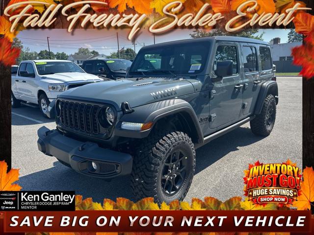 2026 Jeep Wrangler WRANGLER 4-DOOR WILLYS 2026 Jeep Wrangler WRANGLER 4-DOOR WILLYS