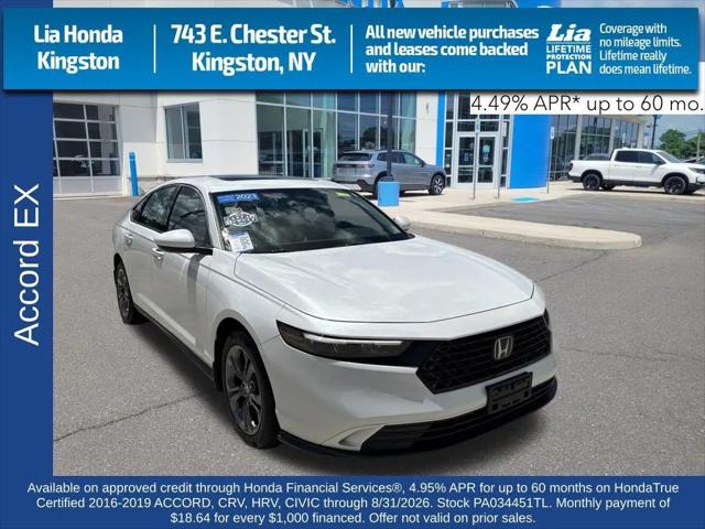2023 Honda Accord EX for sale in Kingston, NY
