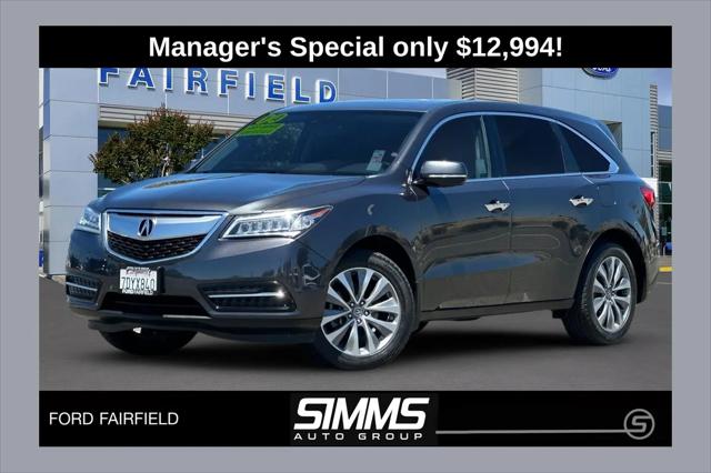 2014 Acura MDX Technology Package for sale in Fairfield, CA